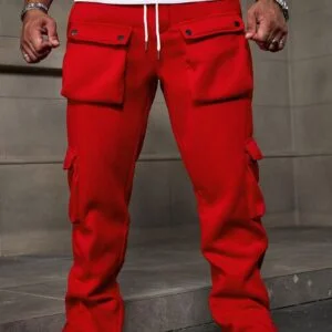Fashionable Multi-Pocket Sweatpants - Image 4