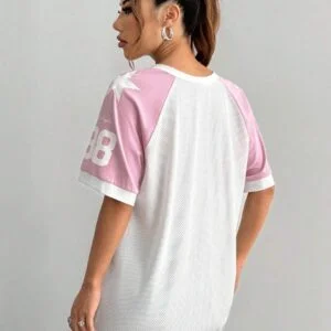 V Neck Dolman Short Sleeve - Image 5