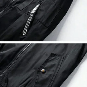 Motorcycle Jacket Casual Bomber Jackets - Image 5